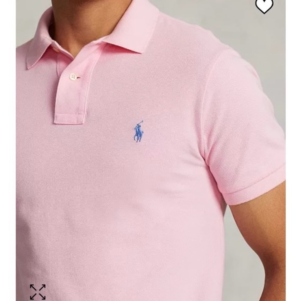 POLO RALPH LAUREN Men's Classic-Fit Mesh Polo Shirt - Pink - Picture 5 of 7